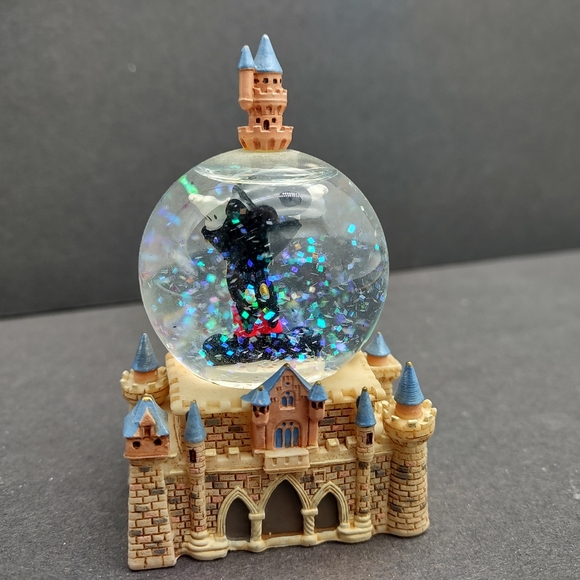 Disney Parks Mickey Mouse Magic Kingdom Castle Mini Snow Globe 3.5" - Picture 3 of 5